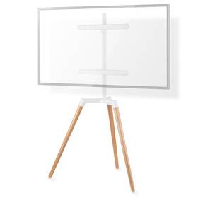 Stojan pro TV Nedis pro úhlopříčku 50"-65'', nosnost 35kg bílá barva
