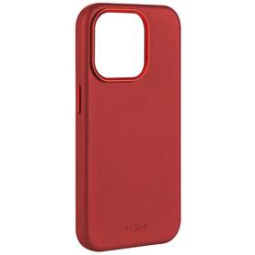 Kryt na mobil FIXED MagLeather s podporou MagSafe na Apple iPhone 15 Pro (FIXLM-1202-RD) červený