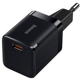 Nabíječka do sítě Baseus GaN3 IC USB-C, 30 W (CCGN010101) černá
