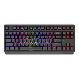 Klávesnice Genesis THOR 230, TKL, RGB, Outemu Red, bezdrátová, US layout černá barva
