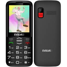 Mobilní telefon Evolveo EasyPhone XO s nabíjecím stojánkem černá barva
