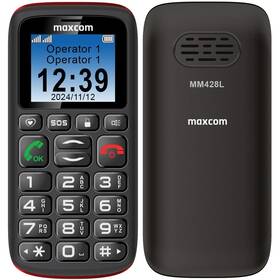 Mobilní telefon MaxCom Comfort MM428 L černá barva
