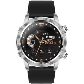 Chytré hodinky Carneo Adventure HR+ (8588007861623) stříbrné