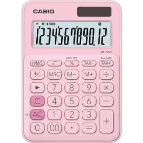 Kalkulačka Casio MS 20 UC PK - světle růžová