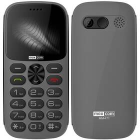 Mobilní telefon MaxCom MM471 (MM471SZ) šedý