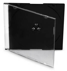 Obal Cover IT pro CD, 5,2mm slim, 10Ks/bal (27036P10) černý