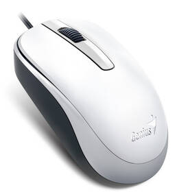 Myš Genius DX-120 (31010105107) bílá / optická / 3 tlačítka / 1200dpi - rozbaleno - 24 měsíců záruka