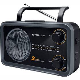 Radiopřijímač MUSE M-06DS černý