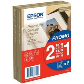 Fotopapír Epson Premium Glossy Photo 10x15, 225g, 80 listů (C13S042167) bílý