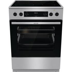 Sklokeramický sporák Gorenje GECS6C70XPA nerez
