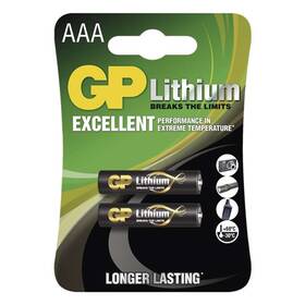 Alkalická baterie GP baterie lithiová HR03 (AAA), blistr
