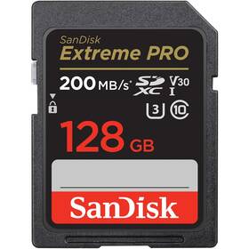 Paměťová karta SanDisk SDXC Extreme Pro 128GB UHS-I U3 (200R/90W) (SDSDXXD-128G-GN4IN)