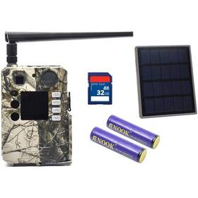 Fotopast BolyGuard BG310-MFP + solární panel + 2× baterie + 32GB SD karta maskáčová barva
