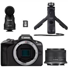 Digitální fotoaparát Canon EOS R50 + RF-S 18-45 mm IS STM CREATOR KIT (5811C035) černý