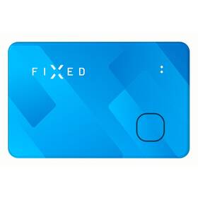 Lokátor FIXED Tag Card s podporou Find My, bezdrátové nabíjení (FIXTAG-CARD-BL) modrý