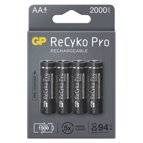 Baterie nabíjecí GP ReCyko Pro, HR06, AA, 2000mAh, NiMH, krabička 4ks (B22204)