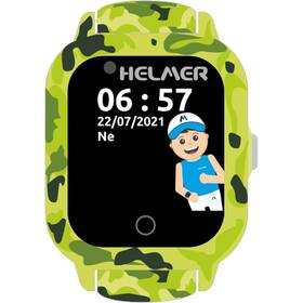 Chytré hodinky Helmer LK 710 dětské s GPS lokátorem (hlmlk710gn) zelené - s mírným poškozením - 12 měsíců záruka