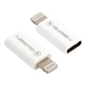 Redukce GoGEN Lightning (M) / USB-C (F) (8PUSBCMF01) bílá
