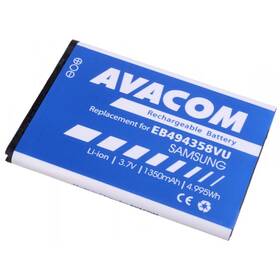 Baterie Avacom pro Samsung Galaxy Ace, Li-Ion 1350mAh (náhrada EB494358VU) (GSSA-5830-S1350A)