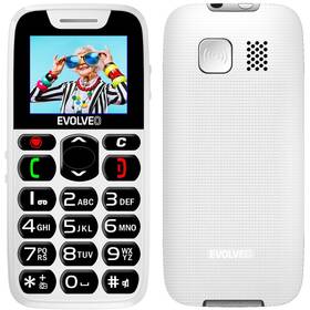 Mobilní telefon Evolveo EasyPhone bílá barva
