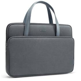Brašna na notebook tomtoc Premium Briefcase na 14" MacBook Pro (2021) šedá barva
