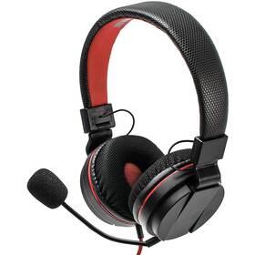 Headset SnakeByte HEAD:SET S (Nintendo Switch) (SB913112) černý/červený