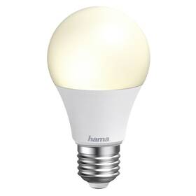 Chytrá žárovka Hama SMART WiFi LED, E27, 10 W, bílá teplá/studená (176550)