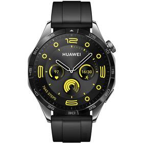 Chytré hodinky Huawei Watch GT 4 46mm - Black Stainless Steel + Black Strap 
