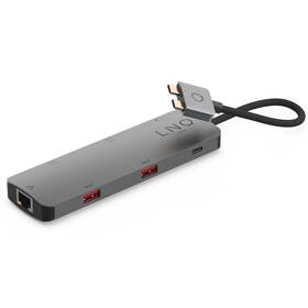 USB Hub Linq byELEMENTS 7in2 D2 Pro MST USB-C Multiport Hub - zánovní - 24 měsíců záruka