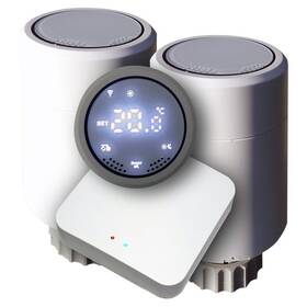 Kompletní sada XtendLan THL03 2x termostatická hlavice + 1x Zigbee brána 
