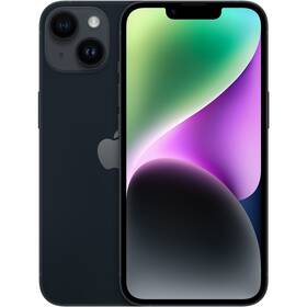 Mobilní telefon Apple iPhone 14 128GB Midnight (MPUF3YC/A) - s kosmetickou vadou - 12 měsíců záruka