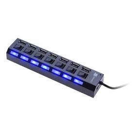 USB Hub Connect IT USB 2.0 / 7x USB 2.0 (CI-541) černý - rozbaleno - 24 měsíců záruka