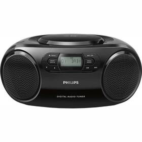 Radiopřijímač DAB+/CD Philips AZB500 černý - s mírným poškozením - 12 měsíců záruka