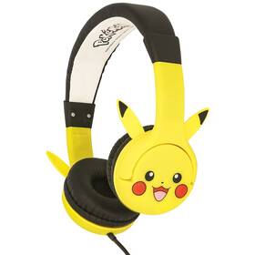 Sluchátka OTL Technologies Pokemon Pikachu 3D Wired (PK1178) žlutá