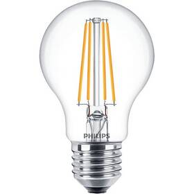 Žárovka LED Philips klasik, 7W, E27, teplá bílá, 3ks (8718699777777)