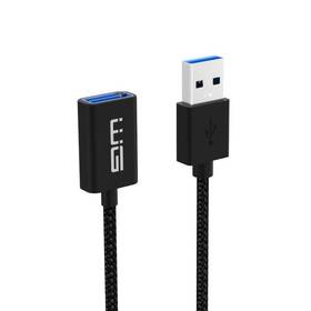 Kabel WG USB/USB prodlužovací, 1m (9546) černý