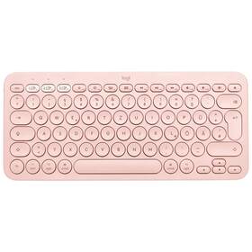 Klávesnice Logitech Bluetooth Keyboard K380, US (920-010406 ) růžová - rozbaleno - 24 měsíců záruka