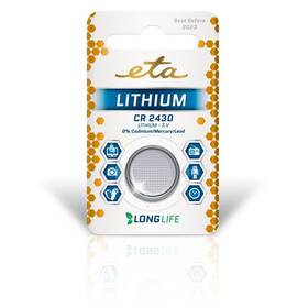 Baterie lithiová ETA PREMIUM CR2430, blistr 1ks (CR2430LITH1)