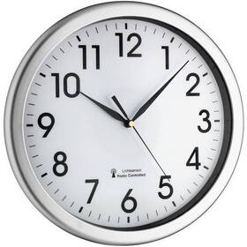 Nástěnné hodiny TFA 60.3519.02 CORONA stříbrné