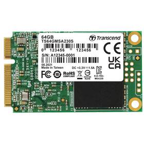 SSD Transcend MSA230S 64GB SATA III (TS64GMSA230S)