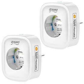 Chytrá zásuvka Gosund Smart Socket Wi-Fi SP1-H (HomeKit) 2-pack (SP1-H) - zánovní - 12 měsíců záruka