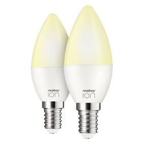 Chytrá žárovka Niceboy ION SmartBulb Ambient E14, 5,5W, 2ks (SA-E14-set)