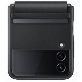 Kryt na mobil Samsung Galaxy Z Flip4 Flap Leather (EF-VF721LBEGWW) černý