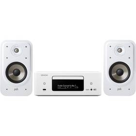 Mikrosystém Denon RCD-N12 DAB CEOL + repro Polk Signature S20 ELITE bílý