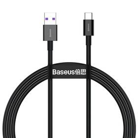 Kabel Baseus Superior USB/USB-C, 6A, 66W, 1m (CATYS-01) černý