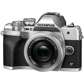 Digitální fotoaparát Olympus E-M10 Mark IV 14-42 EZ Kit (V207132SE000) stříbrný