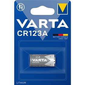 Baterie lithiová Varta CR123A, blistr 1ks (6205301401) - rozbaleno - 24 měsíců záruka