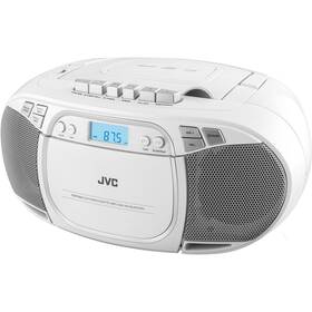 Radiomagnetofon s CD JVC RC-E451W bílý - s kosmetickou vadou - 12 měsíců záruka