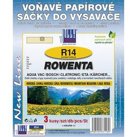 Sáčky do vysavače Jolly 3118S R 14 Rowenta (3 ks) - horská louka 
