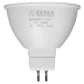 Žárovka LED Tesla GU5,3 MR16, 4W, denní bílá (MR160440-7)